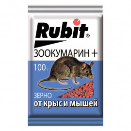 Средство от крыс и мышей Рубит "Зоокумарин" зерно 100 гр.Г5035